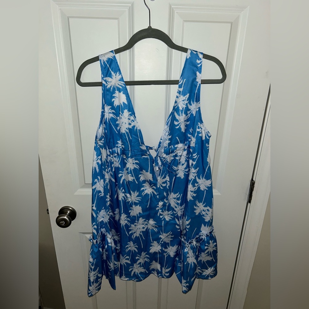 Blue Floral Sundress